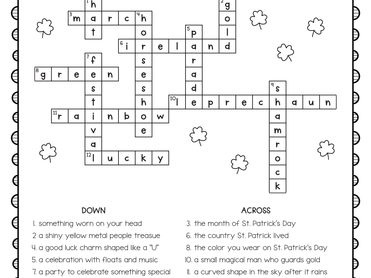 St. Patrick’s Day ELA Worksheets for 2nd&nbsp;Grade